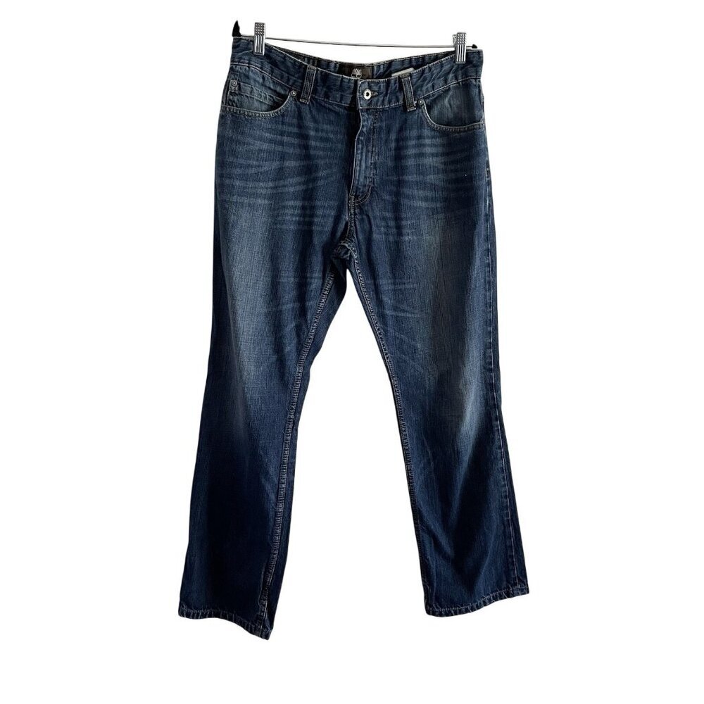 Timberland Mens SZ 34 Blue Dark Wash Straight Leg Denim Jeans